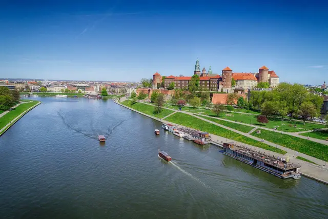 Wisła z lotu ptaka