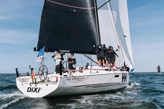 DIXI 5 team Erika Stannow'a (DEN) celebrujący zwycięstwo w klasie AB- Klaipeda ORC European Championship 2026